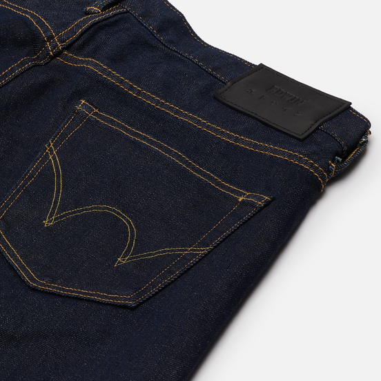 Мужские джинсы Edwin Slim Tapered Kaihara Blue Stretch Denim Green x White Selvage 12.5 Oz Blue Rinsed