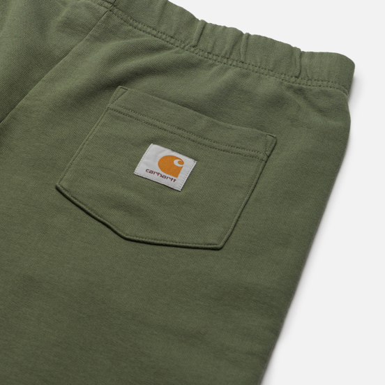 Мужские брюки Carhartt WIP Pocket Sweat 13.3 Oz Dollar Green