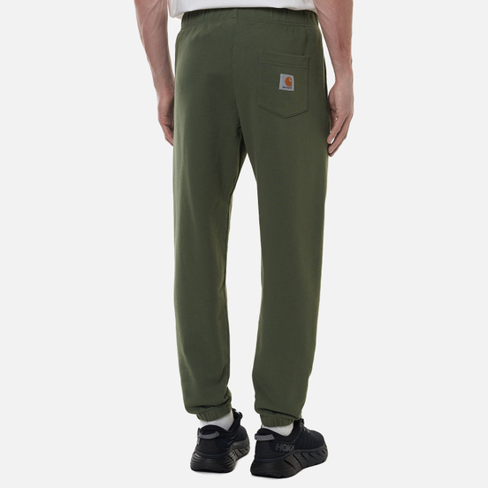 Мужские брюки Carhartt WIP Pocket Sweat 13.3 Oz Dollar Green