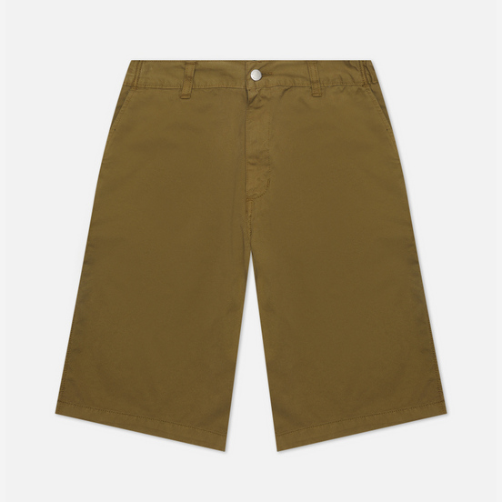 Мужские шорты Edwin Gangis PFD Light Cotton Twill 6.8 Oz Martini Olive Garment Dyed