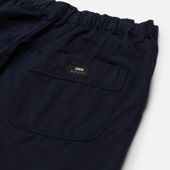 Мужские шорты Edwin Gangis PFD Light Cotton Twill 6.8 Oz Navy Blazer Garment Dyed