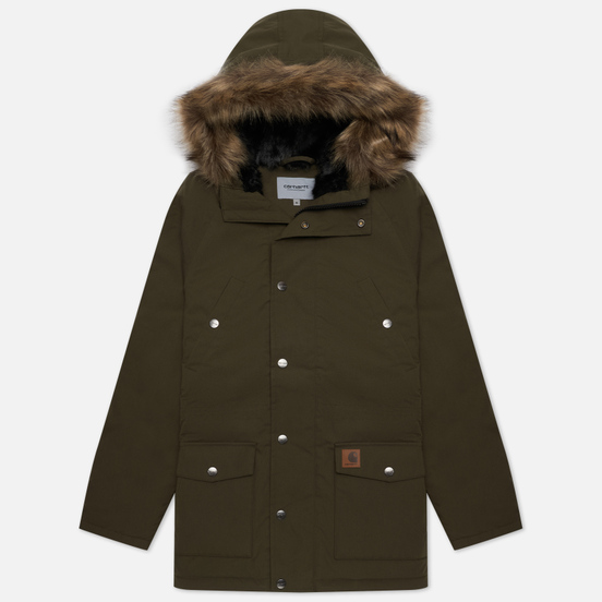 Мужская куртка парка Carhartt WIP Trapper 5.7 Oz Cypress