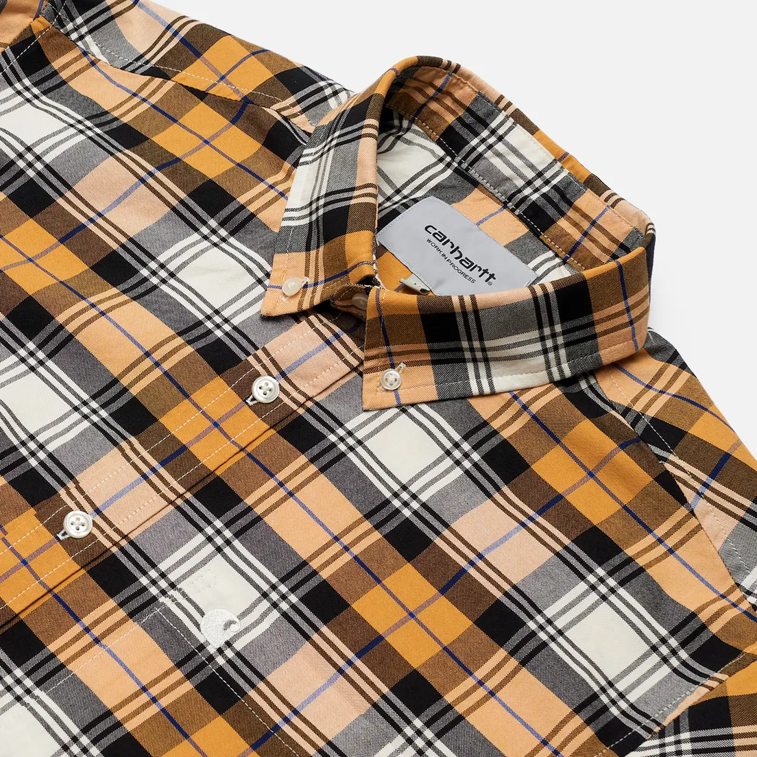 Carhartt WIP Мужская рубашка L/S Steen Check 4.7 Oz