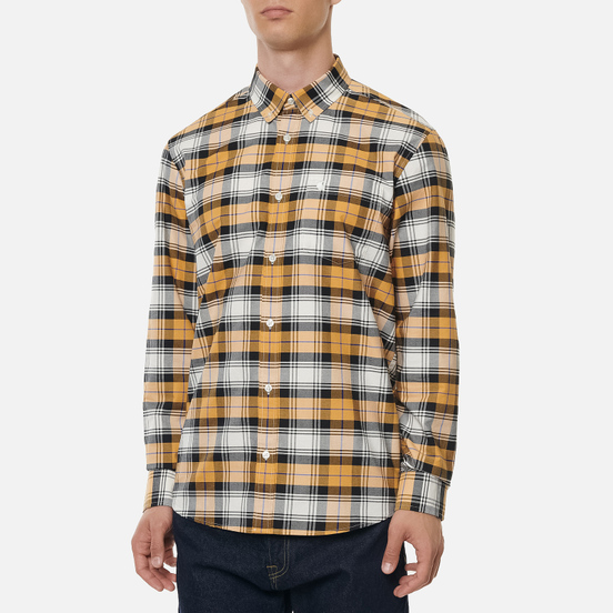 Мужская рубашка Carhartt WIP L/S Steen Check 4.7 Oz Winter Sun