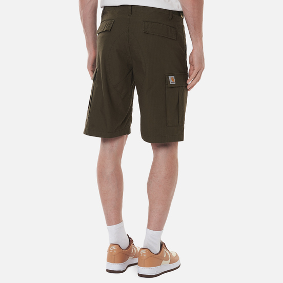 Мужские шорты Carhartt WIP Aviation 6.5 Oz Cypress Rinsed
