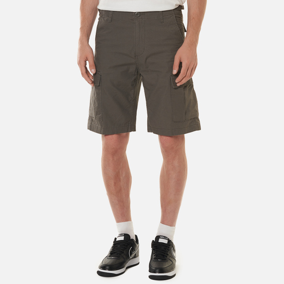 Мужские шорты Carhartt WIP Aviation 6.5 Oz Air Force Grey Rinsed