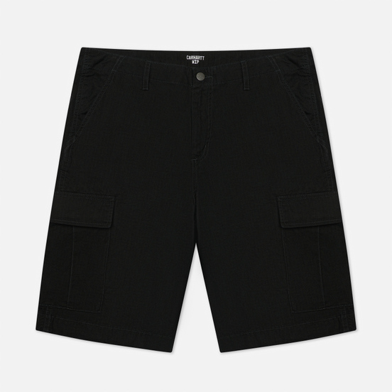 Мужские шорты Carhartt WIP Regular Cargo 6.5 Oz Black Rinsed
