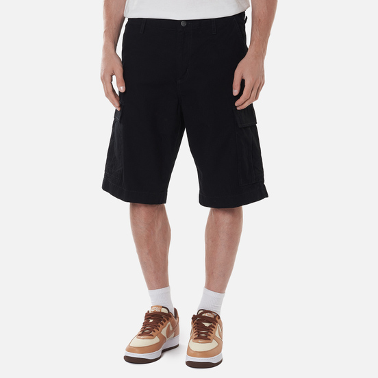 Мужские шорты Carhartt WIP Regular Cargo 6.5 Oz Black Rinsed