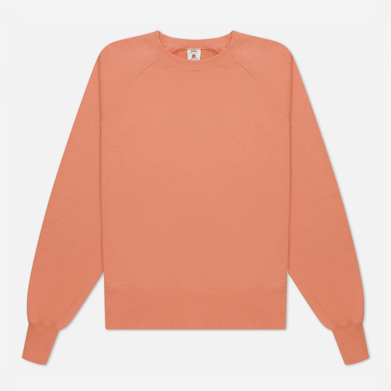 Мужская толстовка Edwin Blank Crew Neck Soft Orange Rinsed