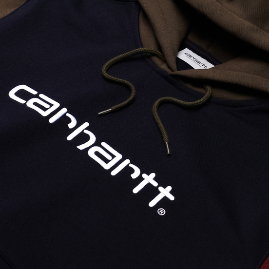 Мужская толстовка Carhartt WIP Tricol Hoodie 13 Oz Dark Navy