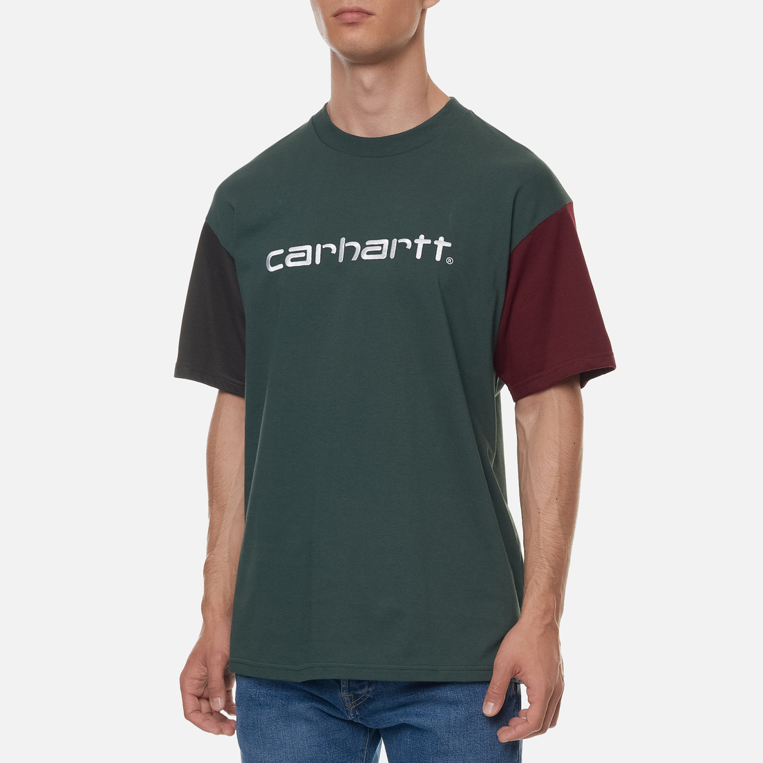 Carhartt WIP Мужская футболка S/S Carhartt Tricol