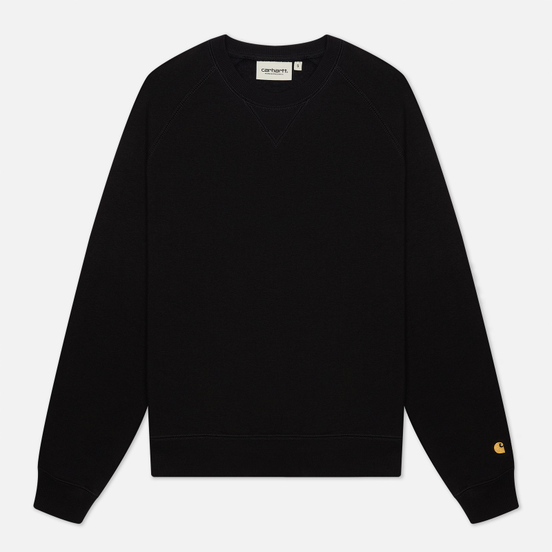 Женская толстовка Carhartt WIP W Chase 13 Oz Black/Gold