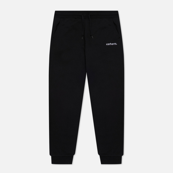 Женские брюки Carhartt WIP W Typeface 11.5 Oz Black/White