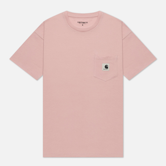 Женская футболка Carhartt WIP W S/S Carrie Pocket Frosted Pink