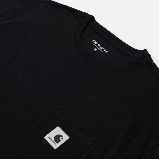 Женская футболка Carhartt WIP W S/S Carrie Pocket Black