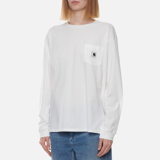 Женский лонгслив Carhartt WIP W L/S Pocket White