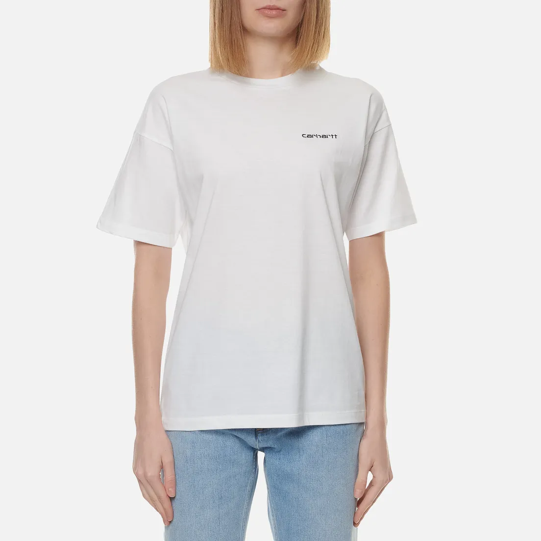 Carhartt WIP Женская футболка W S/S Script Embroidery