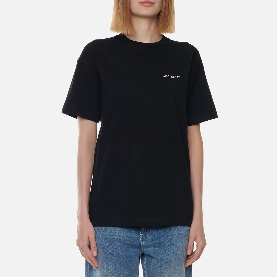 Carhartt WIP Женская футболка W S/S Script Embroidery