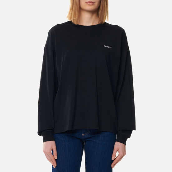 Женский лонгслив Carhartt WIP W L/S Typeface Black/White