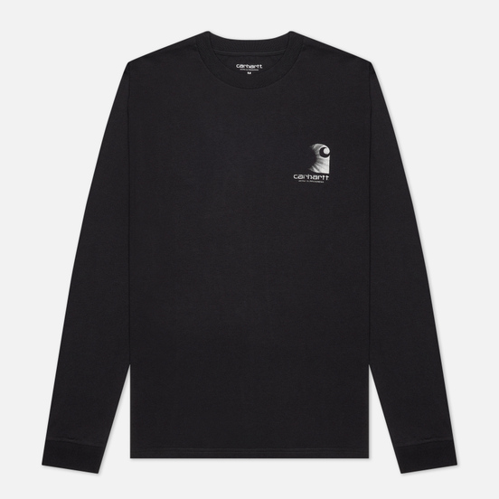 Мужской лонгслив Carhartt WIP L/S Reflective Headlight Black/Reflective Grey