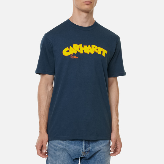 Мужская футболка Carhartt WIP S/S Loony Script Admiral