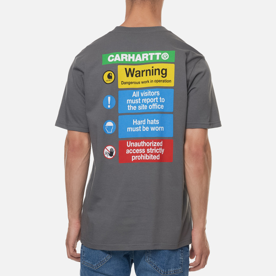 Мужская футболка Carhartt WIP S/S Warning Husky