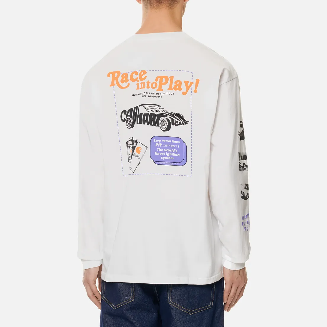 Carhartt WIP Мужской лонгслив L/S Carhartt Race Play