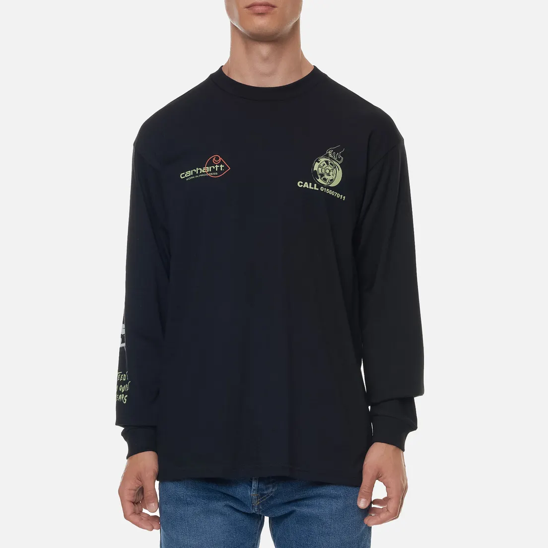 Carhartt WIP Мужской лонгслив L/S Carhartt Race Play