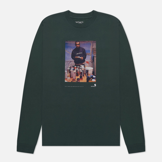 Мужской лонгслив Carhartt WIP L/S 1998 Ad Jay One Dark Teal