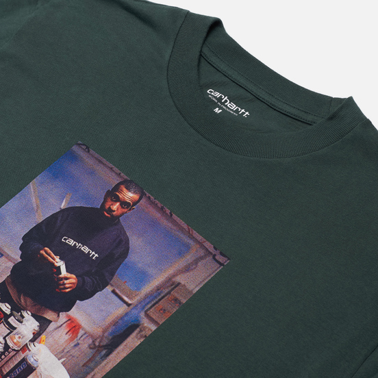 Мужской лонгслив Carhartt WIP L/S 1998 Ad Jay One Dark Teal