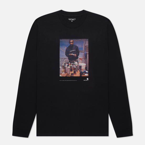 Мужской лонгслив Carhartt WIP L/S 1998 Ad Jay One Black