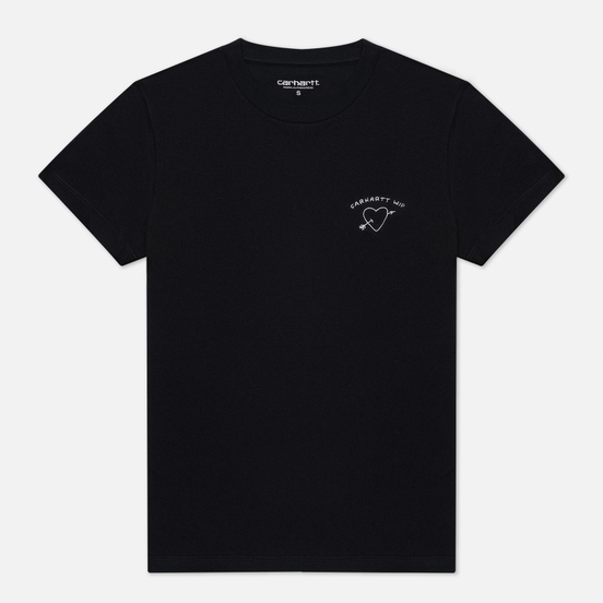 Женская футболка Carhartt WIP W S/S Reverse Midas Black/White