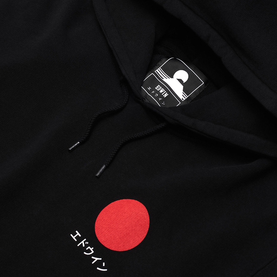 Мужская толстовка Edwin Japanese Sun Hoodie Black