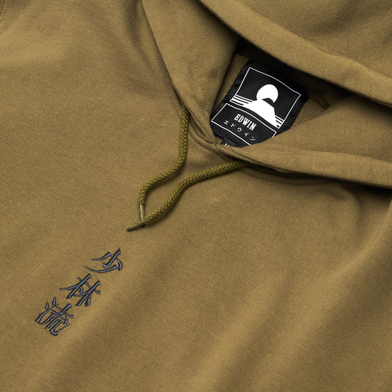Мужская толстовка Edwin Shao Lin Hoodie Martini Olive