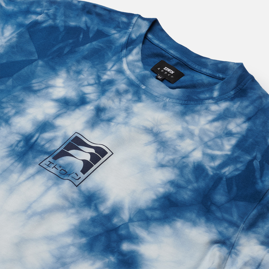Мужская футболка Edwin Sunrise II Vintage Blue Batik Garment Dyed