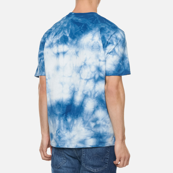 Мужская футболка Edwin Sunrise II Vintage Blue Batik Garment Dyed