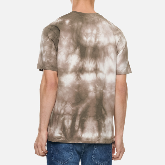Мужская футболка Edwin Synergy Frost Grey Batik Garment Dyed
