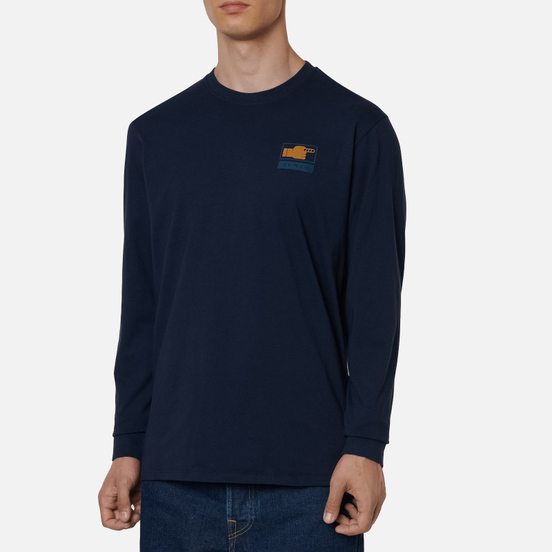 Мужской лонгслив Edwin Injured Navy Blazer
