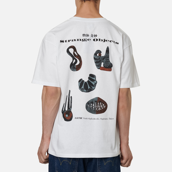 Мужская футболка Edwin Strange Objects White