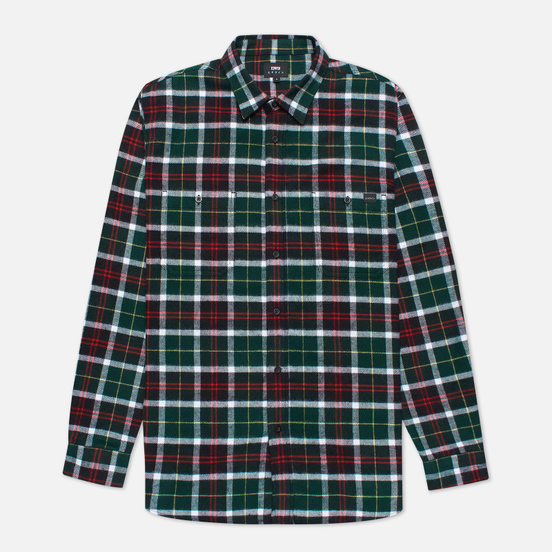 Мужская рубашка Edwin Labour Green/Black