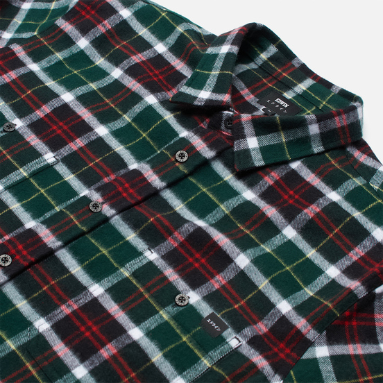 Мужская рубашка Edwin Labour Green/Black