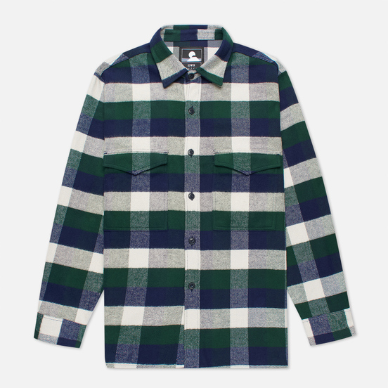 Мужская рубашка Edwin Big Flannel Buffalo Greener Pastures/Navy