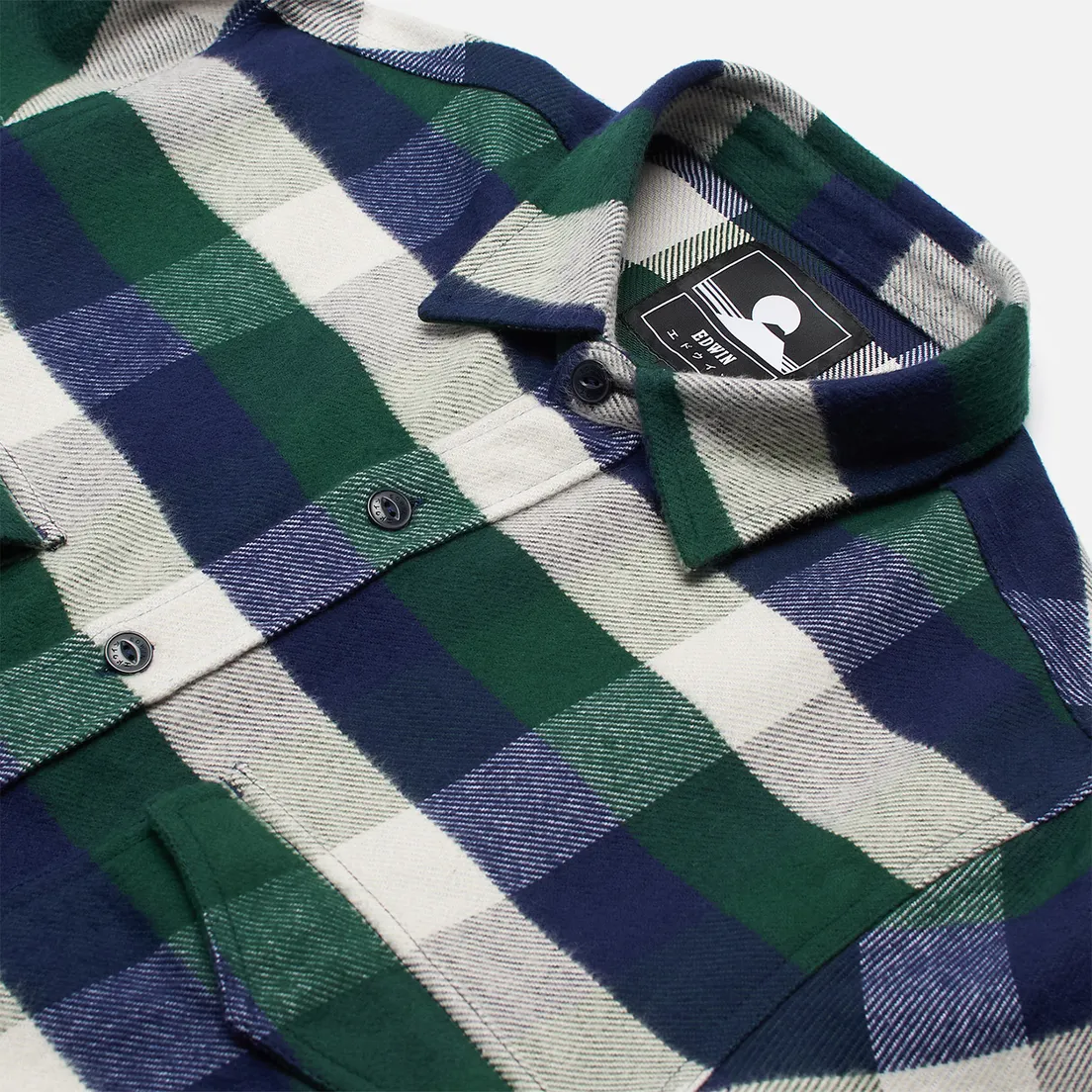 Edwin Мужская рубашка Big Flannel Buffalo