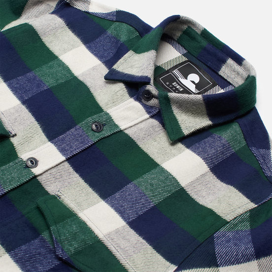 Мужская рубашка Edwin Big Flannel Buffalo Greener Pastures/Navy