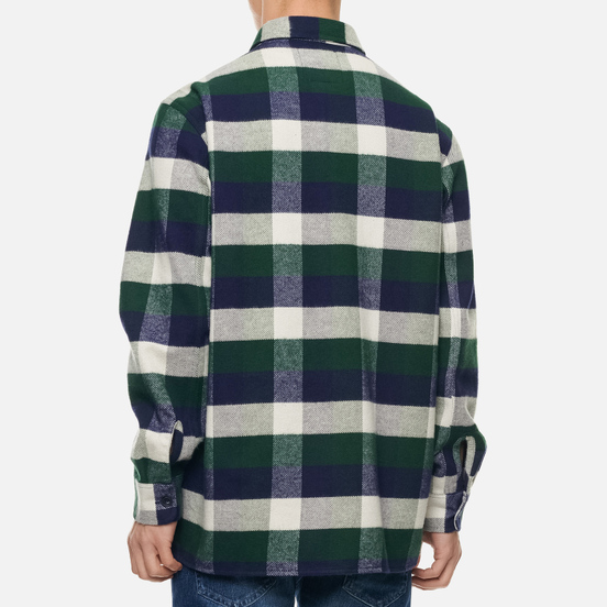 Мужская рубашка Edwin Big Flannel Buffalo Greener Pastures/Navy