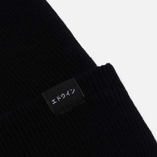 Шапка Edwin New Watch Garment Washed Black