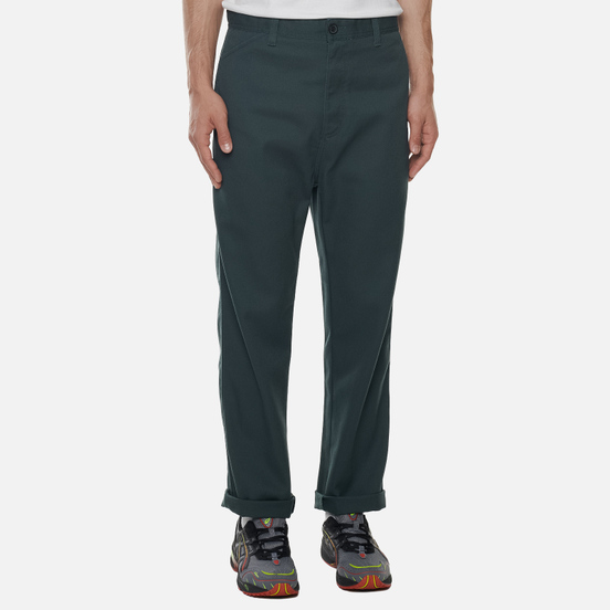 Мужские брюки Carhartt WIP Menson 9 Oz Dark Teal Rinsed