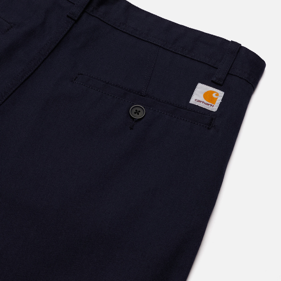Мужские брюки Carhartt WIP Menson 9 Oz Dark Navy Rinsed