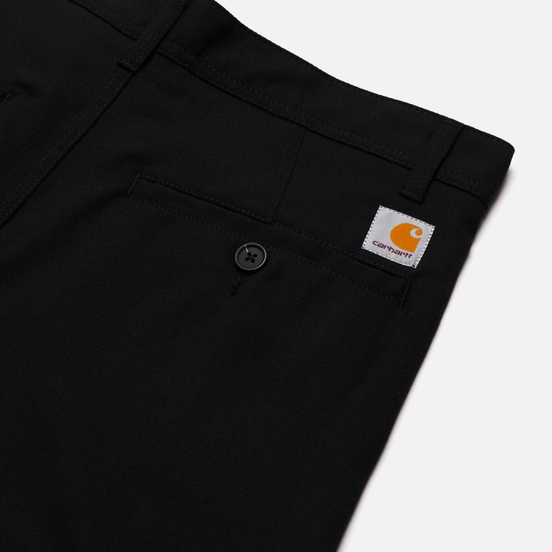 Мужские брюки Carhartt WIP Menson 6.8 Oz Black