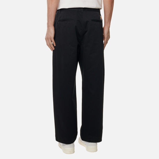 Мужские брюки Carhartt WIP Alder 8 Oz Black Stone Washed